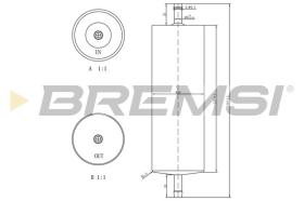 BREMSI FE1520 - FUEL FILTER BMW, ALPINA, BERTONE