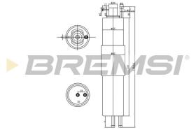 BREMSI FE1521 - FUEL FILTER BMW