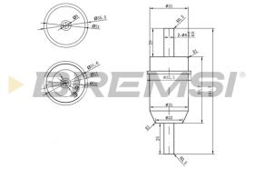  FE1823 - FUEL FILTER MERCEDES-BENZ