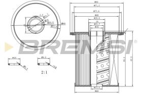 BREMSI FE1846 - FUEL FILTER RENAULT