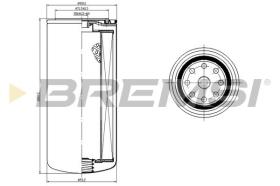 BREMSI FE1852 - FUEL FILTER DAF