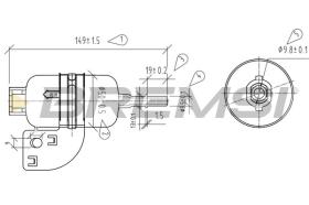 BREMSI FE1901 - FUEL FILTER OPEL