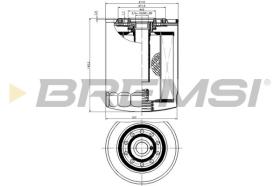 BREMSI FL0029 - OIL FILTER FIAT, RENAULT, OPEL, LANCIA