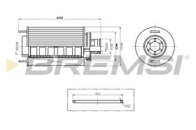 BREMSI FL0733 - OIL FILTER DR