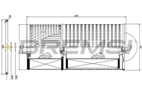 BREMSI FL1729 - OIL FILTER MERCEDES-BENZ, PUCH