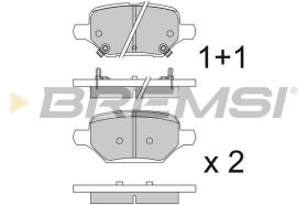 BREMSI BP3840 - PASTIGLIE FRENO - BRAKE PADS